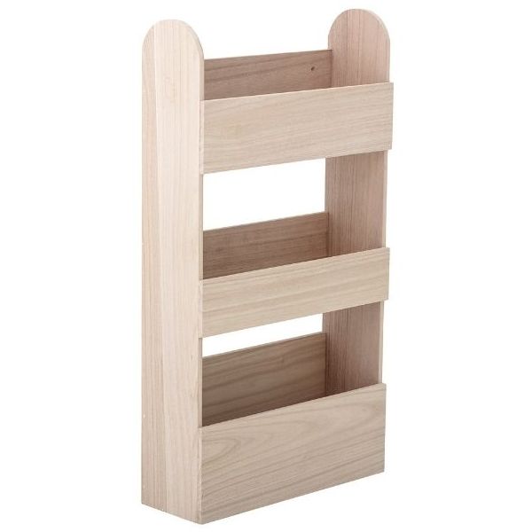 Étagère murale en bois Moris - Naturel