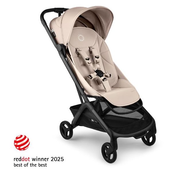 Poussette Naissance & 2e âge Compacte Butterfly 2 - Taupe Désert