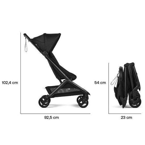 Butterfly 2 Compact Newborn & Toddler Stroller - Dusty Pink