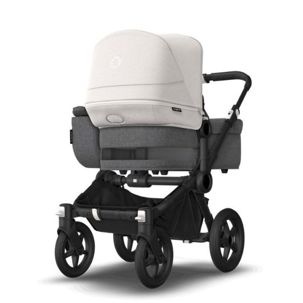 Poussette Naissance et 2e âge Donkey 5 Mono - Noir / Gris Chiné - Couleur de capote au choix