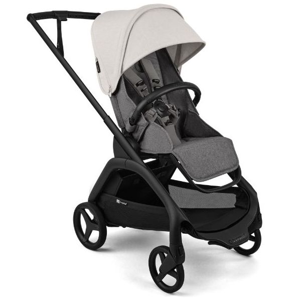 Poussette 2e âge Dragonfly Plus - Noir / Gris Chiné - Couleur de capote au choix