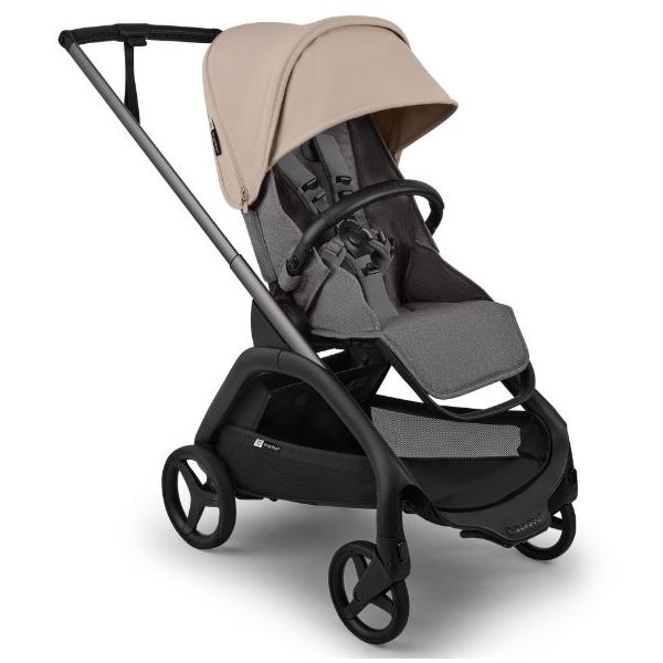 Poussette 2e âge Dragonfly Plus - Graphite / Gris Chiné - Couleur de capote au choix