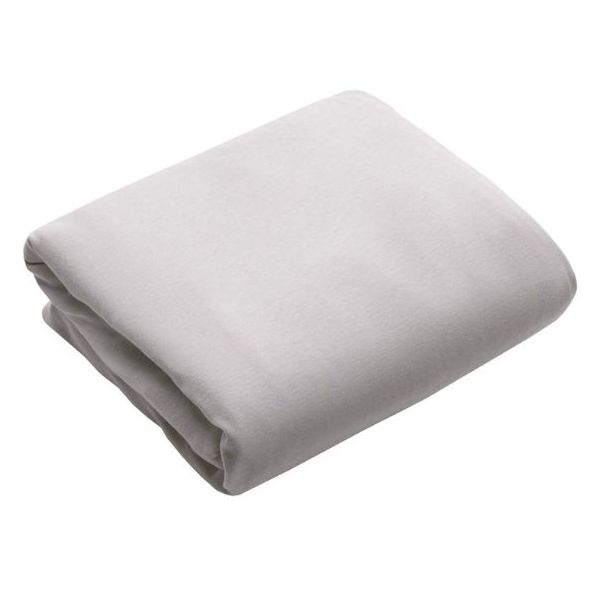 Drap housse en coton Stardust - Blanc Minéral
