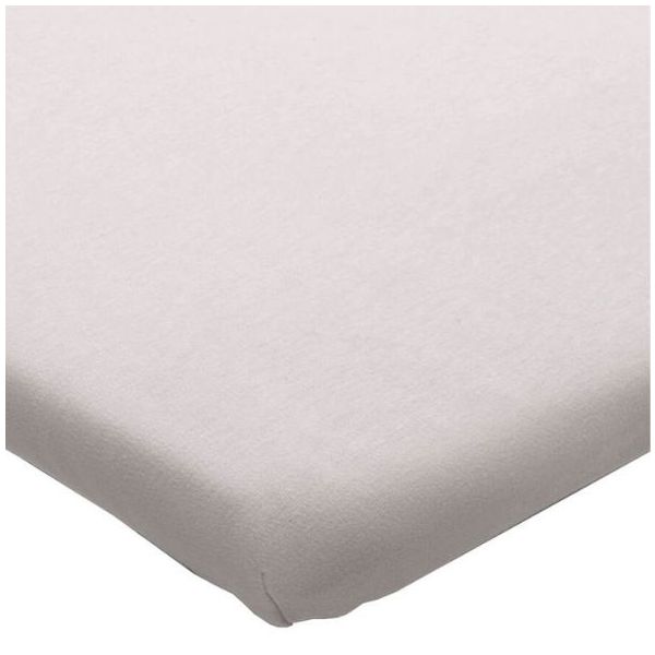 Drap housse en coton Stardust - Blanc Minéral