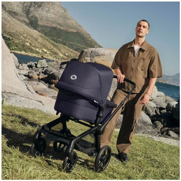 Poussette Naissance et 2e âge Fox 5 Renew - Noir / Blanc Brume