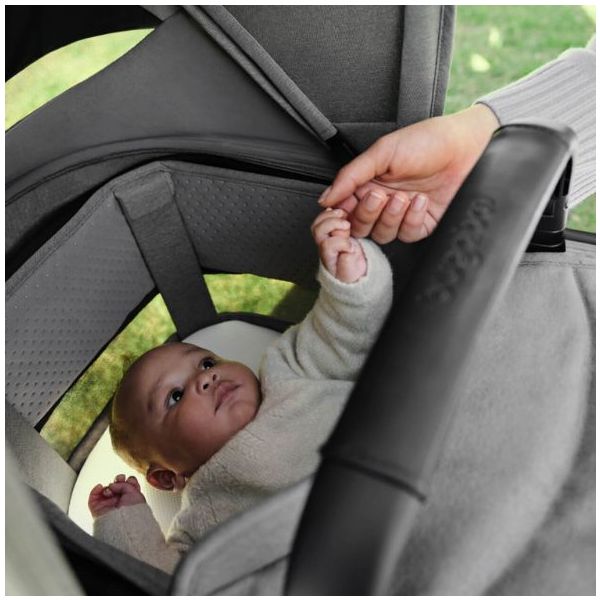 Poussette Naissance et 2e âge Fox 5 Renew - Graphite / Noir Héritage - Couleur de capote au choix