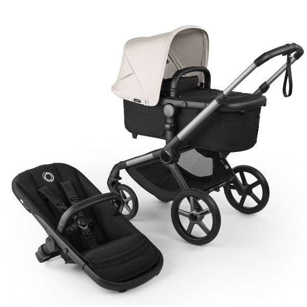 Poussette Naissance et 2e âge Fox 5 Renew - Graphite / Noir Héritage - Couleur de capote au choix
