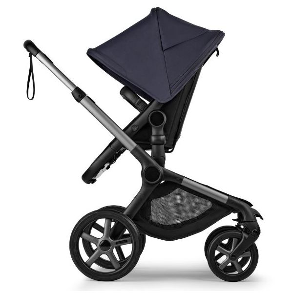 Poussette Naissance et 2e âge Fox 5 Renew - Graphite / Noir Héritage - Couleur de capote au choix