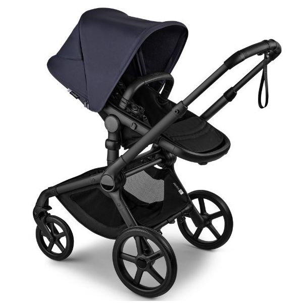 Poussette Naissance et 2e âge Fox 5 Renew - Noir / Noir Héritage - Couleur de capote au choix