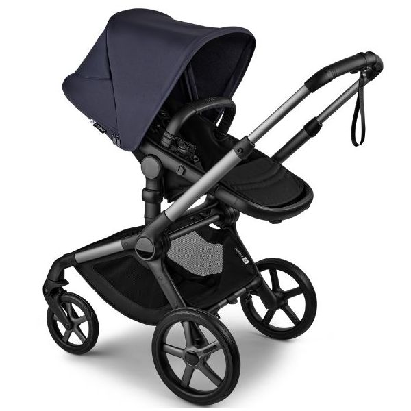 Poussette Naissance et 2e âge Fox 5 Renew - Graphite / Noir Héritage - Couleur de capote au choix