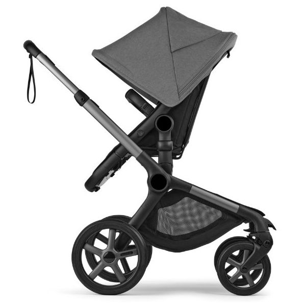 Poussette Naissance et 2e âge Fox 5 Renew - Graphite / Noir Héritage - Couleur de capote au choix