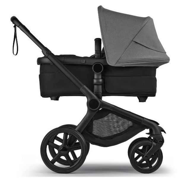 Poussette Naissance et 2e âge Fox 5 Renew - Noir / Noir Héritage - Couleur de capote au choix