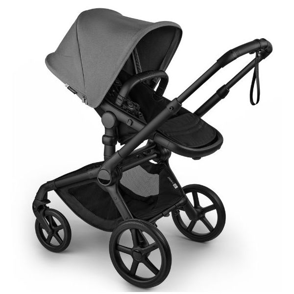 Poussette Naissance et 2e âge Fox 5 Renew - Noir / Noir Héritage - Couleur de capote au choix