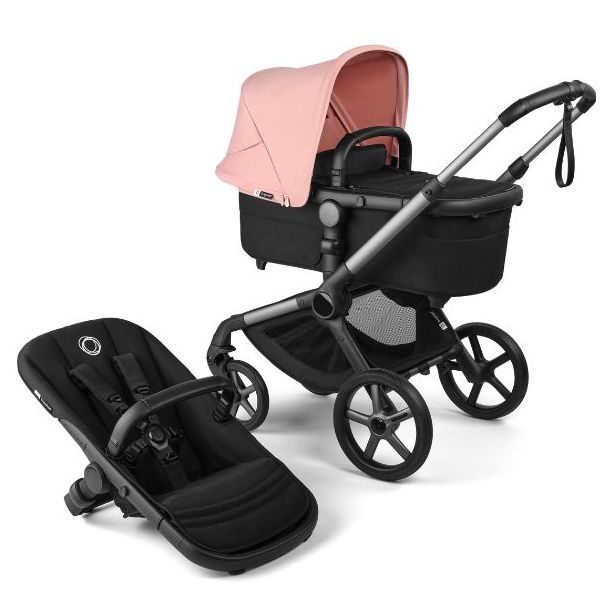 Poussette Naissance et 2e âge Fox 5 Renew - Graphite / Noir Héritage - Couleur de capote au choix