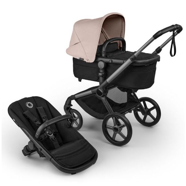 Poussette Naissance et 2e âge Fox 5 Renew - Graphite / Noir Héritage - Couleur de capote au choix