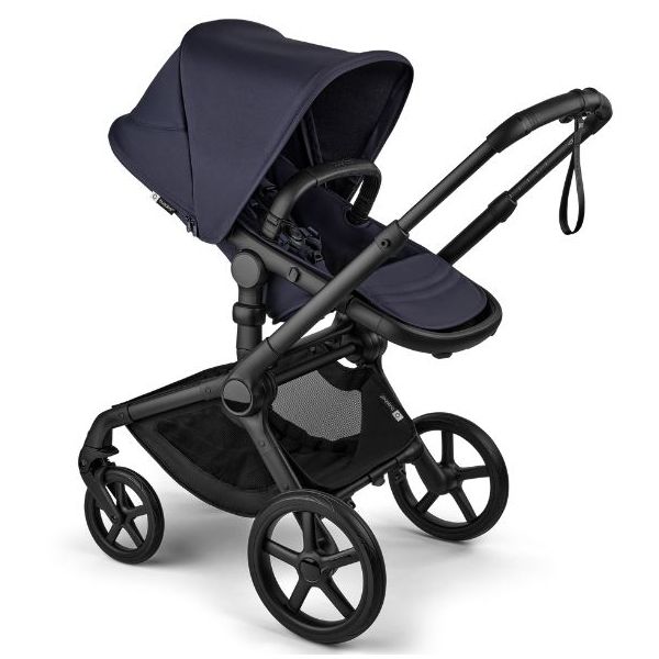 Poussette Naissance et 2e âge Fox 5 Renew - Noir / Bleu Indigo
