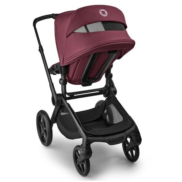 Poussette Naissance et 2e âge Fox 5 Renew - Noir / Cerise Intense