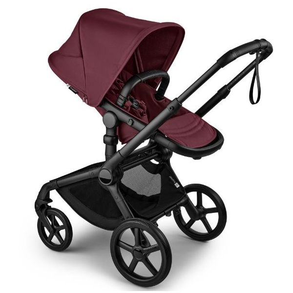 Poussette Naissance et 2e âge Fox 5 Renew - Noir / Cerise Intense