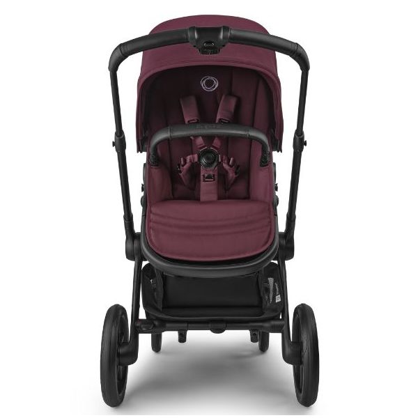 Poussette Naissance et 2e âge Fox 5 Renew - Noir / Cerise Intense