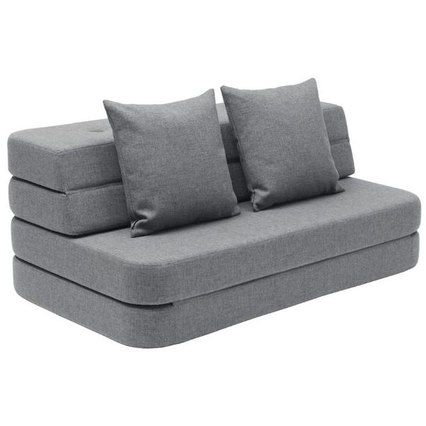 Sofa 3F (120 cm) - Blue / Grey