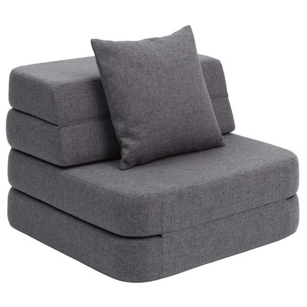 Sofa 3F Single (70 cm) - Blue / Grey