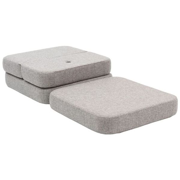 Sofa 3F Single (70 cm) - Grey / Grey