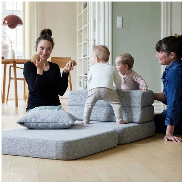 Sofa 3F Single (70 cm) - Grey / Grey