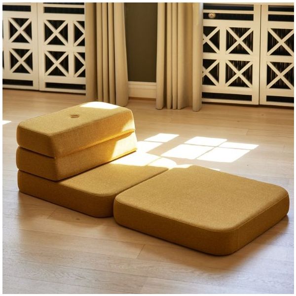 Sofa 3F Simple Soft (70 cm) - Moutarde / Moutarde