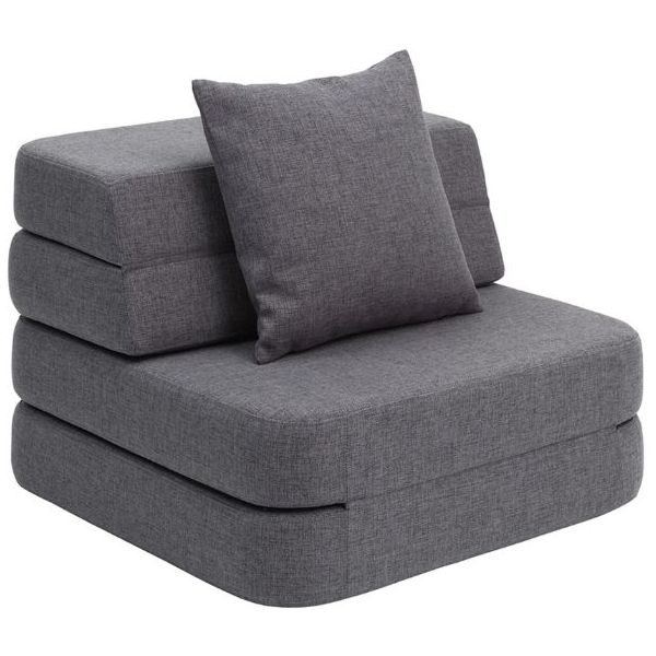 Sofa 3F Single Soft (70 cm) - Blue / Grey