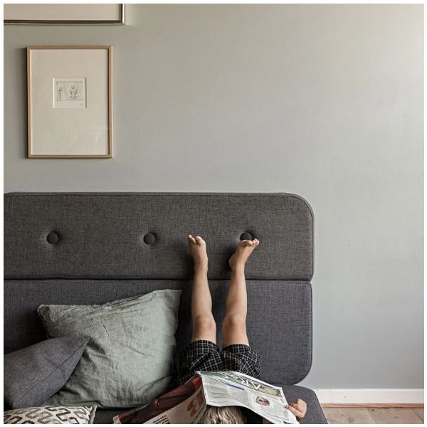 Sofa 3F (120 cm) - Blue / Grey