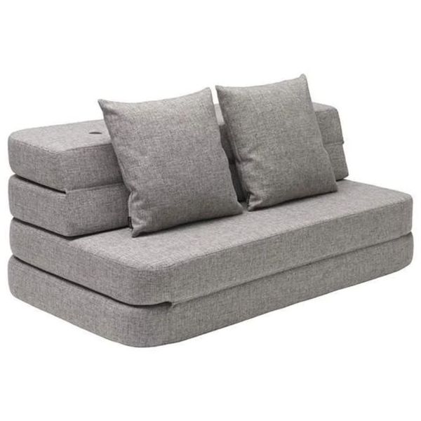 Sofa 3F Soft XL (140 cm) - Grey / Grey