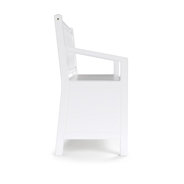 Banc de rangement Harlequin - Blanc