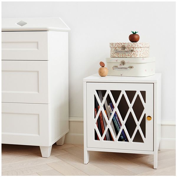 Table de chevet Harlequin - Blanc