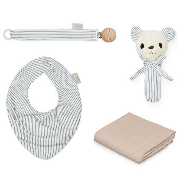 Baby Essentials Gift Box - Blue Stripes