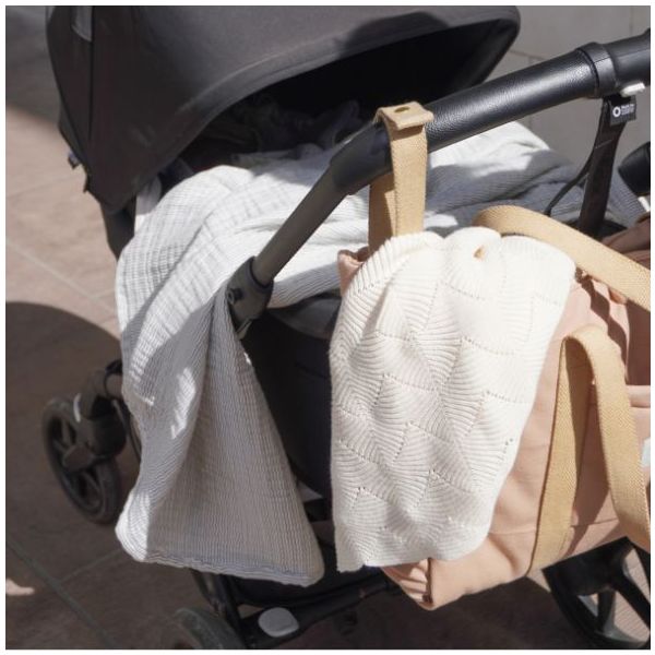 Scallop Baby Knit Blanket - Natural