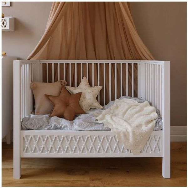 Scallop Baby Knit Blanket - Natural