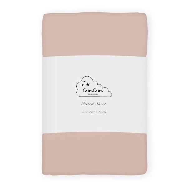 Drap Housse 70 x 140 cm - Rose Poudré