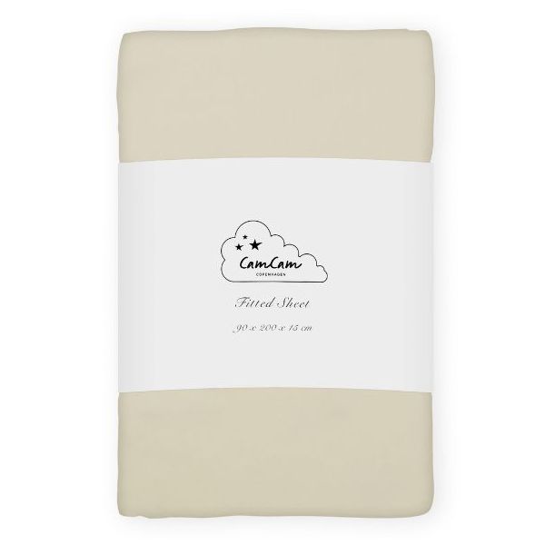 Drap Housse 90 x 200 cm - Praline