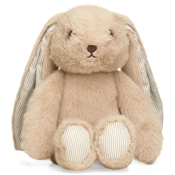 Doudou lapin Billie (29 cm) - Latte / Rayures Camel