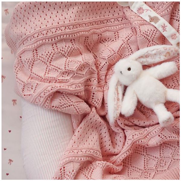 Doudou lapin Elva (16 cm) - Blanc Cassé / Augusta