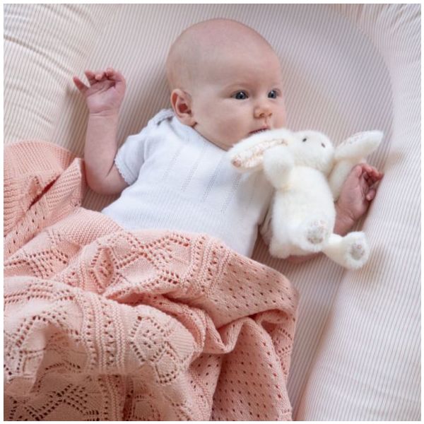 Doudou lapin Elva (16 cm) - Blanc Cassé / Augusta