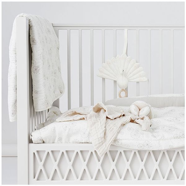 Lit bébé Harlequin 60 x 120 cm - Blanc