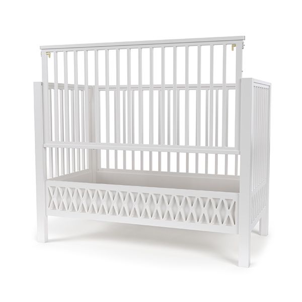 Lit bébé Harlequin 60 x 120 cm - Blanc