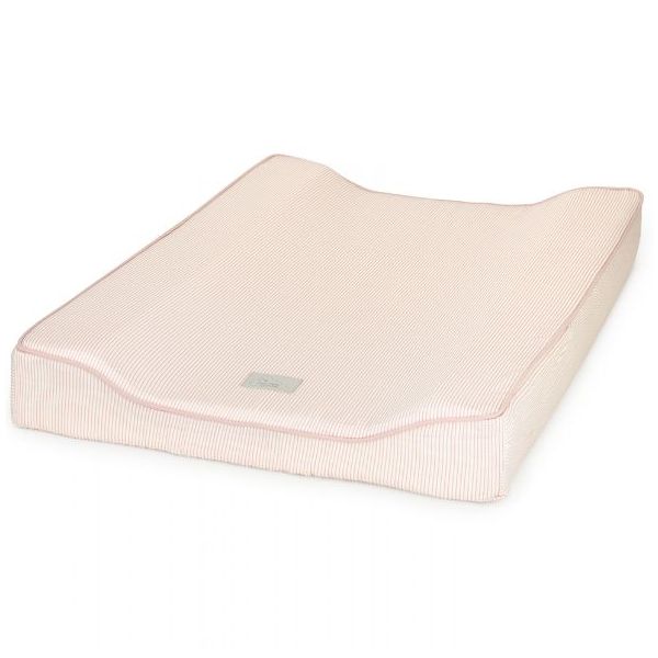 Matelas à langer avec doublure - Rayures Rose