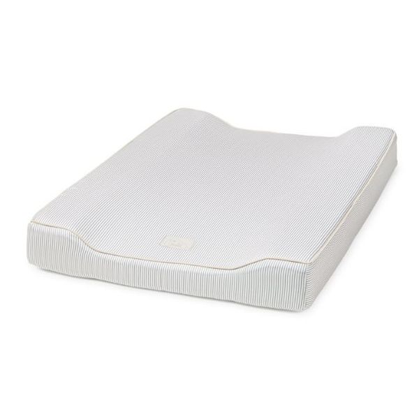 Matelas à langer avec doublure - Rayures Bleu