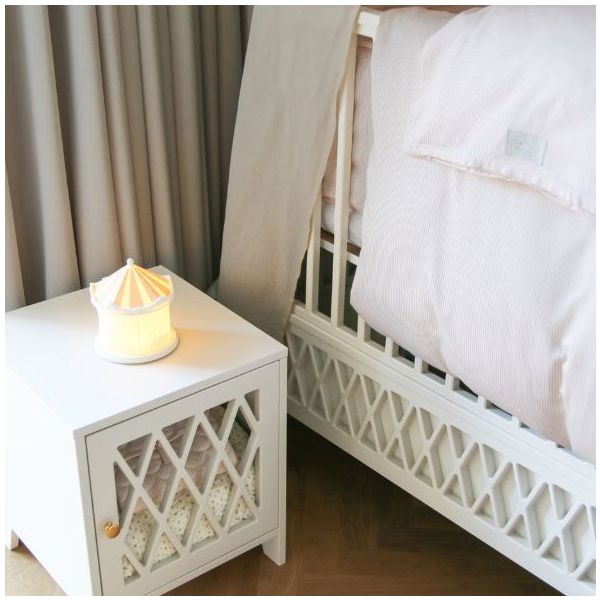 Parure de lit 140 x 200 - Rayures Rose