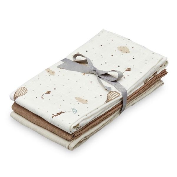Set de 3 petits langes - Mix Dreamland