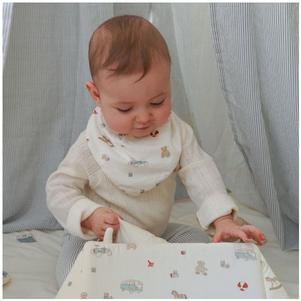 Set of 2 bandana bib - Vintage Toys