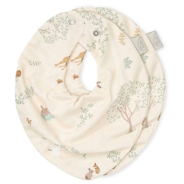 Set de 2 bavoirs bandana - Woodland