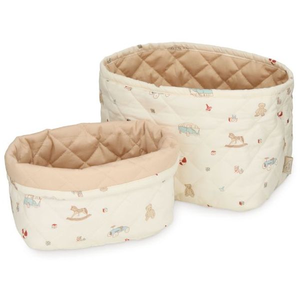 Set de 2 paniers de rangement - Vintage Toys